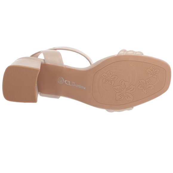 CL by Chinese Laundry Women's Blest Smooth Heeled Sandal Beige, 8.5 - Picture 4 of 7
